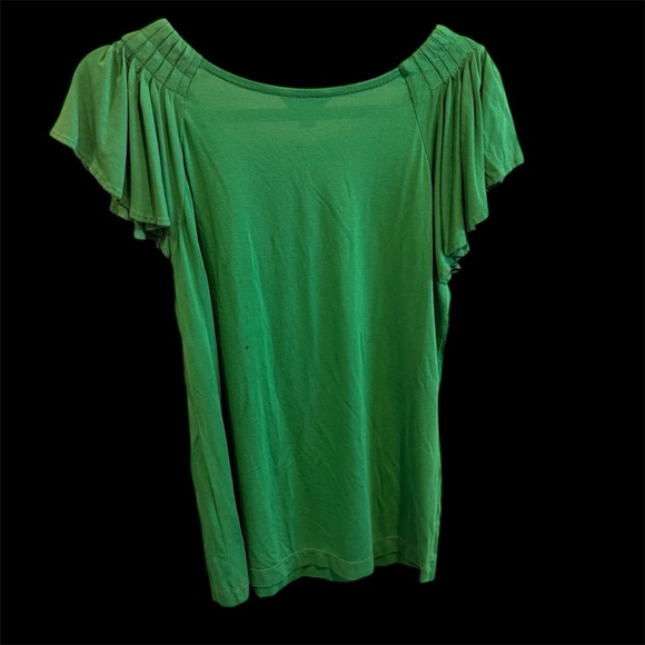 Banana Republic Green Pleated Top - Picture 4 of 5